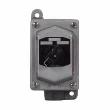 EDS31274 FlexStation 1-Gang Dead End Factory Sealed Heavy Duty Selector Switch Control Station, 600 VAC, 10 A, 8NO-4NC Contact, 3/7B/7C/7D/9E/9F/9G NEMA Rating