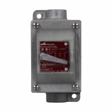 EDSC211020 FlexStation Explosionproof Dust Ignitionproof Manual Motor Starter Control Station, 2-Pole, NEMA 3, Feraloy Iron Alloy
