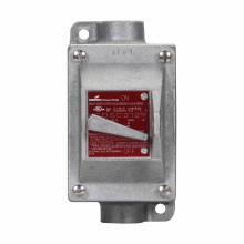 EDSC2140SA FlexStation 1-Gang 4-Way Through-Feed Snap Switch Control Station With Snap Switch, (2) 3/4 in Hub, 120/277 VAC, 20 A