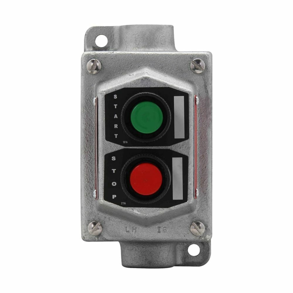 EDSC2190SA FlexStation Heavy Duty Through Feed Pushbutton Control Station, 600 VAC, 3/7BCD/9EFG NEMA Rating