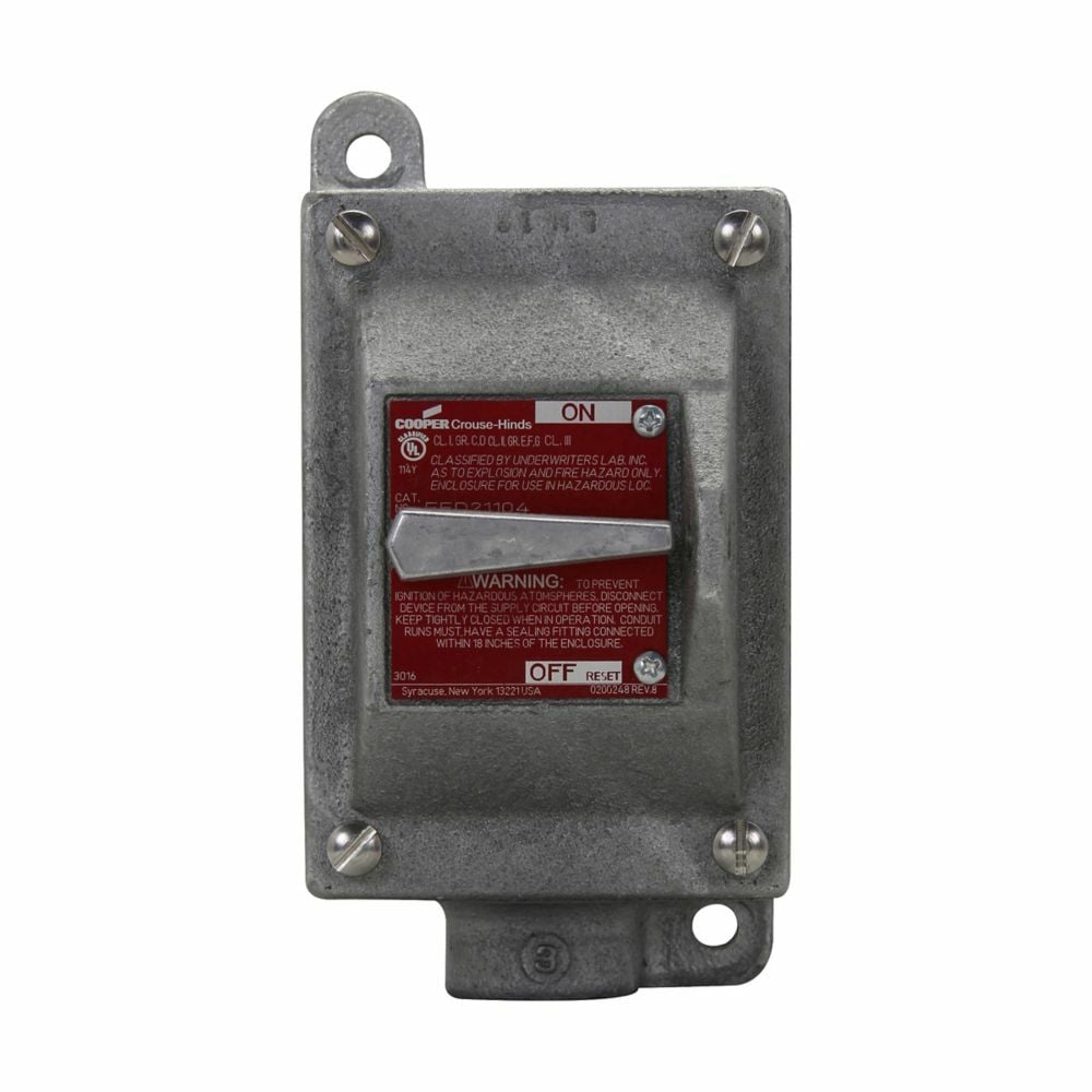 EFD21105 1-Gang Dead End Circuit Breaker, 120/240 VAC, 20 A, 1 Poles, Thermal Magnetic Trip