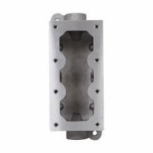 EFDC2491SA FlexStation Explosionproof Feed Through Back Box, For Use With DS443SA Cover or with 1-1/2 Gang DS511 Series Cover, Copper-Free Aluminum