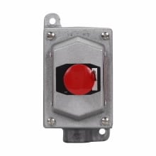 EFS2184 FlexStation 1-Gang Dead End Factory Sealed Heavy Duty Pushbutton Control Station, 600 VAC, 1NO-1NC Contact, 1 Operator, 3/7B/7C/7D/9E/9F/9G NEMA Rating