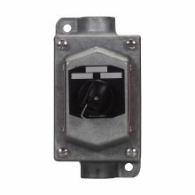 EFSC21272 1-Gang Selector Switch Control Station, 600 VAC, 4NO-4NC Contact, NEMA 3/7B/7C/7D/9E/9F/9G NEMA Rating