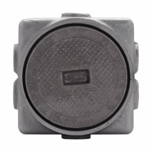 EGJ:10705L Replacement Cover, 7 in L x 7 in W x 5-9/32 in D, Aluminum