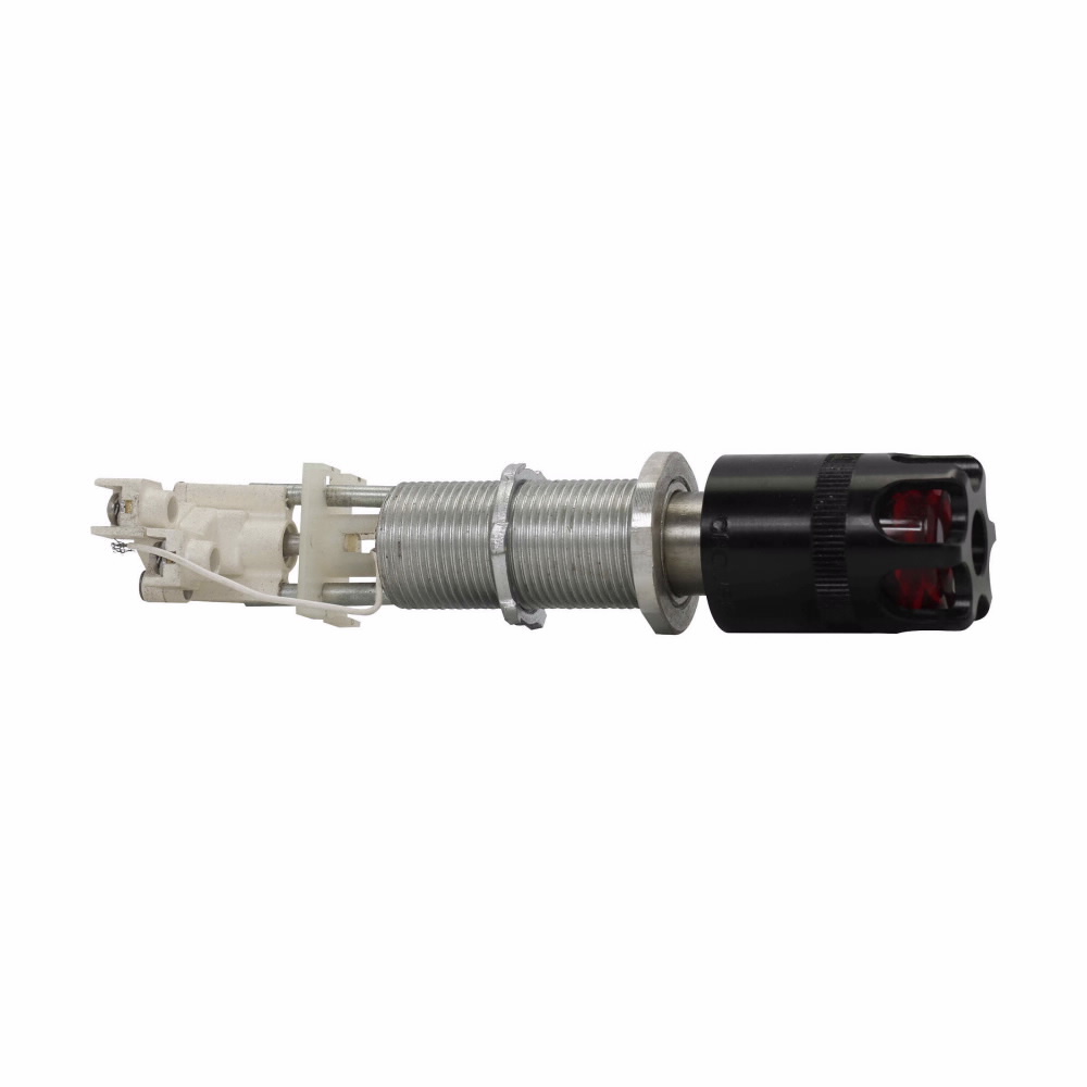 EMP0090 J1 Long Assembly Illuminated Pushbutton, 2-1/16 in Dia x 6-9/16 in L, Red