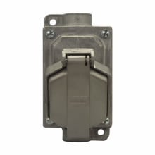 ENRC31201 Ark-Gard ENR Value 1-Gang Dust-Ignitionproof Explosionproof Raintight Feed Through Interlocked Receptacle Assembly, 125 VAC, 20 A