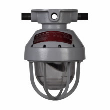 EVCX292 EV292 Explosionproof Factory Sealed Luminaire With Guard, PS30 Lamp, Epoxy Powder Coated Housing
