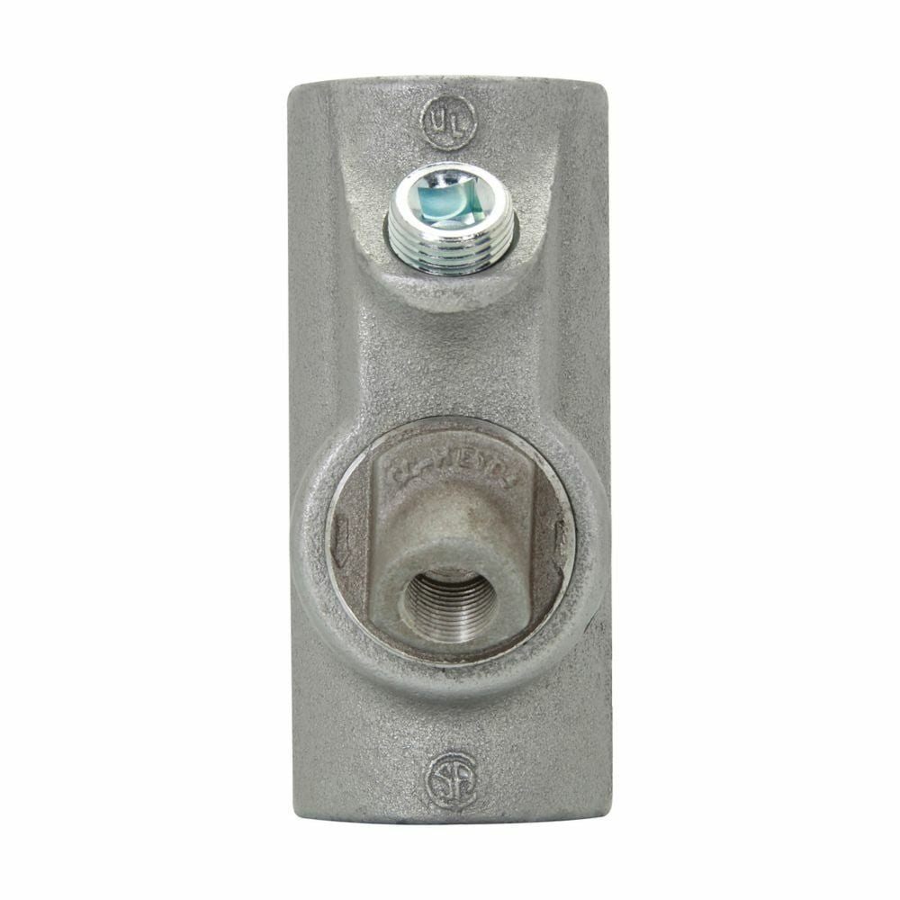 EYD10 SA Female Conduit Sealing Fitting With Drain, 4 in, For Use With Conduit System and Vertical Position, Copper-Free Aluminum