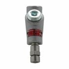 Eaton Crouse-Hinds series EYD conduit sealing fitting with drain, Female, Feraloy iron alloy and/or ductile iron, Vertical only, Group B rated, 1/2"