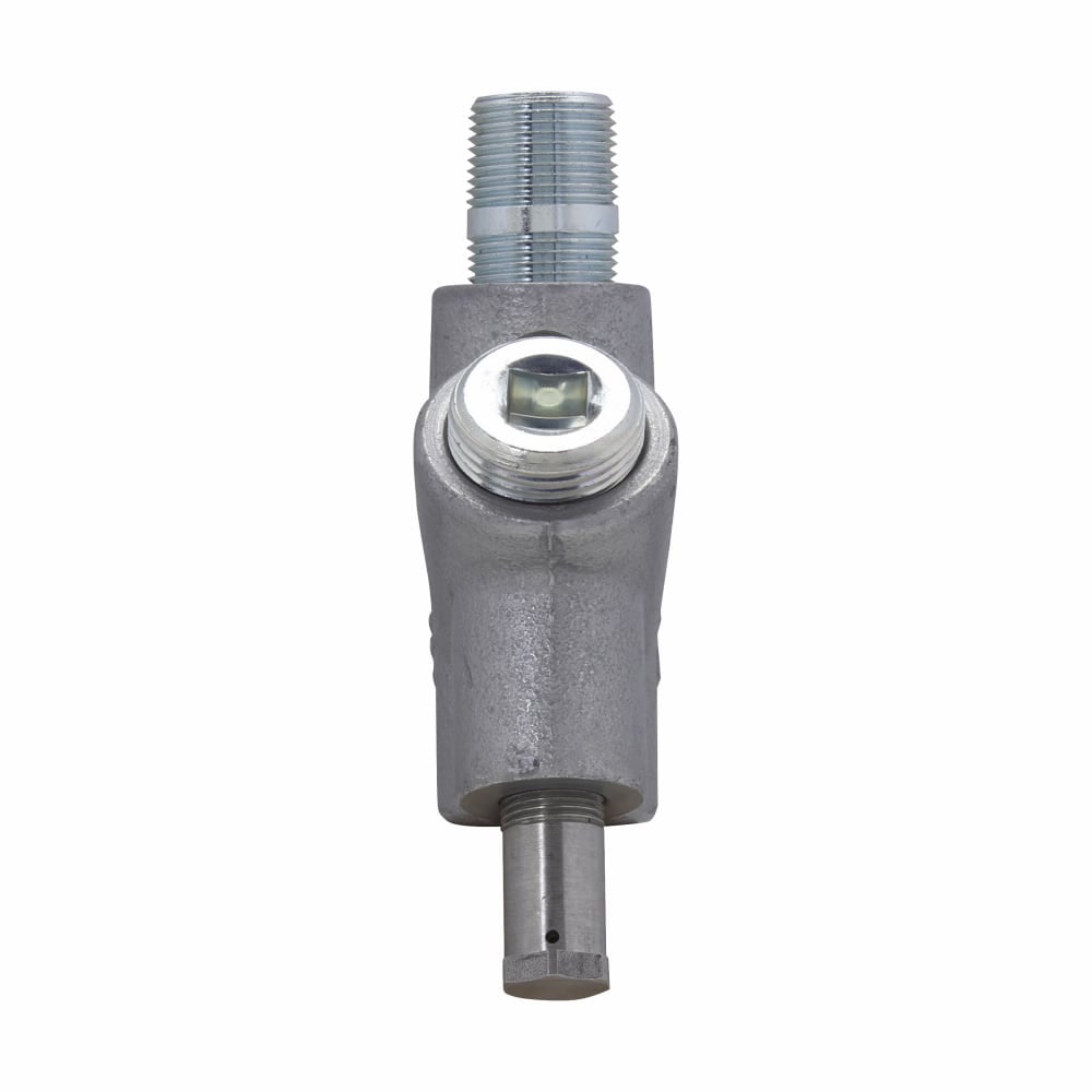 EYD86 Condulet Conduit Sealing Fitting With Drain, 3 in MNPT x 3 in FNPT, For Use With Conduit System, Ductile Iron/Feraloy Iron Alloy, Aluminum Acrylic Painted/Electro-Galvanized