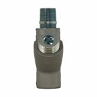 Eaton Crouse-Hinds series EYS conduit sealing fitting, Male and female, Copper-free aluminum, Vertical only, Group B rated, 1/2"