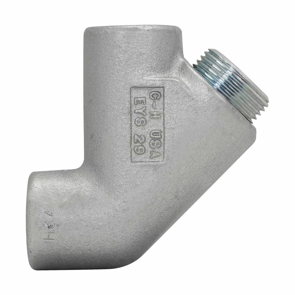 EYS29 Vertical Conduit Sealing Fitting, 3/4 in FNPT, For Use With Conduit System, Ductile Iron/Feraloy Iron Alloy, Aluminum Acrylic Painted/Electro-Galvanized