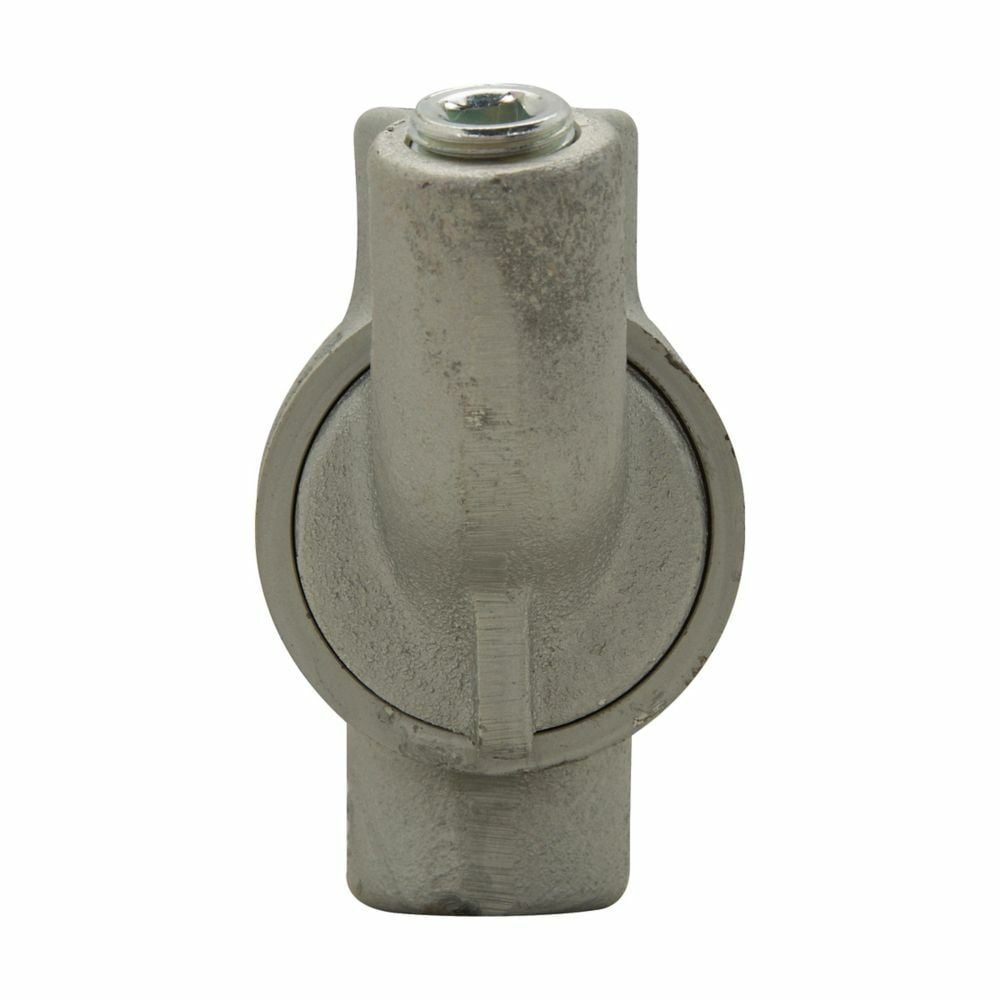 EZS1 Conduit Sealing Fitting, 1/2 in FNPT, For Use With Universal Position, Ductile Iron/Feraloy Iron Alloy, Aluminum Acrylic Painted/Electro-Galvanized