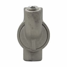 EZS3 Condulet Dust-Ignitionproof Explosionproof Conduit Sealing Fitting, 1 in FNPT, For Use With Vertical/Horizontal Positions Conduit System, Ductile Iron/Feraloy Iron Alloy, Aluminum Acrylic Painted/Electro-Galvanized