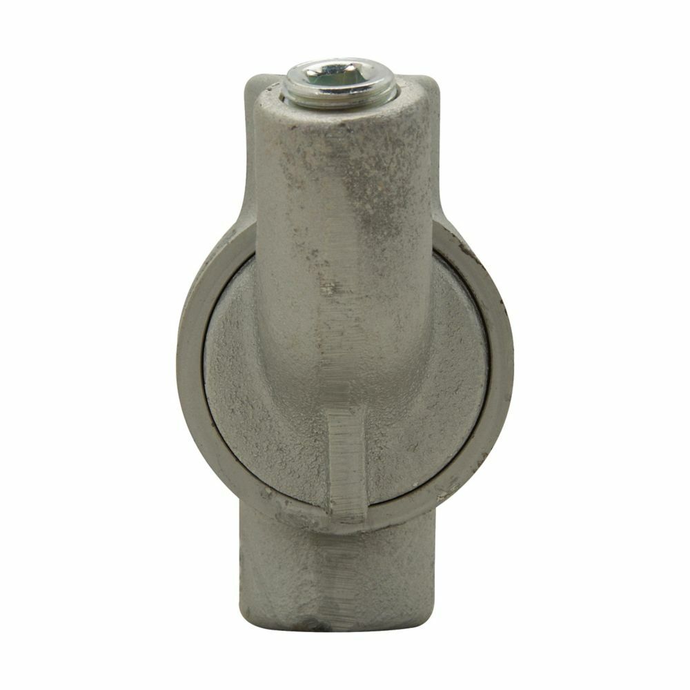 EZS5 Condulet Dust-Ignitionproof Explosionproof Conduit Sealing Fitting, 1-1/2 in FNPT, For Use With Vertical/Horizontal Positions Conduit System, Ductile Iron/Feraloy Iron Alloy, Aluminum Acrylic Painted/Electro-Galvanized