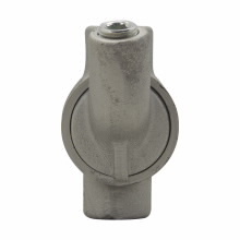 EZS7 Condulet Dust-Ignitionproof Explosionproof Conduit Sealing Fitting, 2-1/2 in FNPT, For Use With Vertical/Horizontal Positions Conduit System, Ductile Iron/Feraloy Iron Alloy, Aluminum Acrylic Painted/Electro-Galvanized
