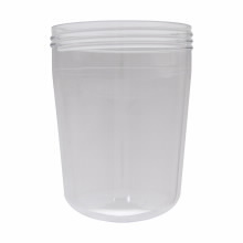 G63 Cylindrical Round Bottom Globe, Globe Accessory, For Use With Vaporgard 200 W A-23 Incandescent Lamp, Polycarbonate, Natural