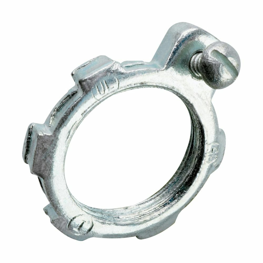 GL 11 Bonding Grounding Conduit Locknut, 1/2 in, For Use With Rigid/IMC Conduit, Steel