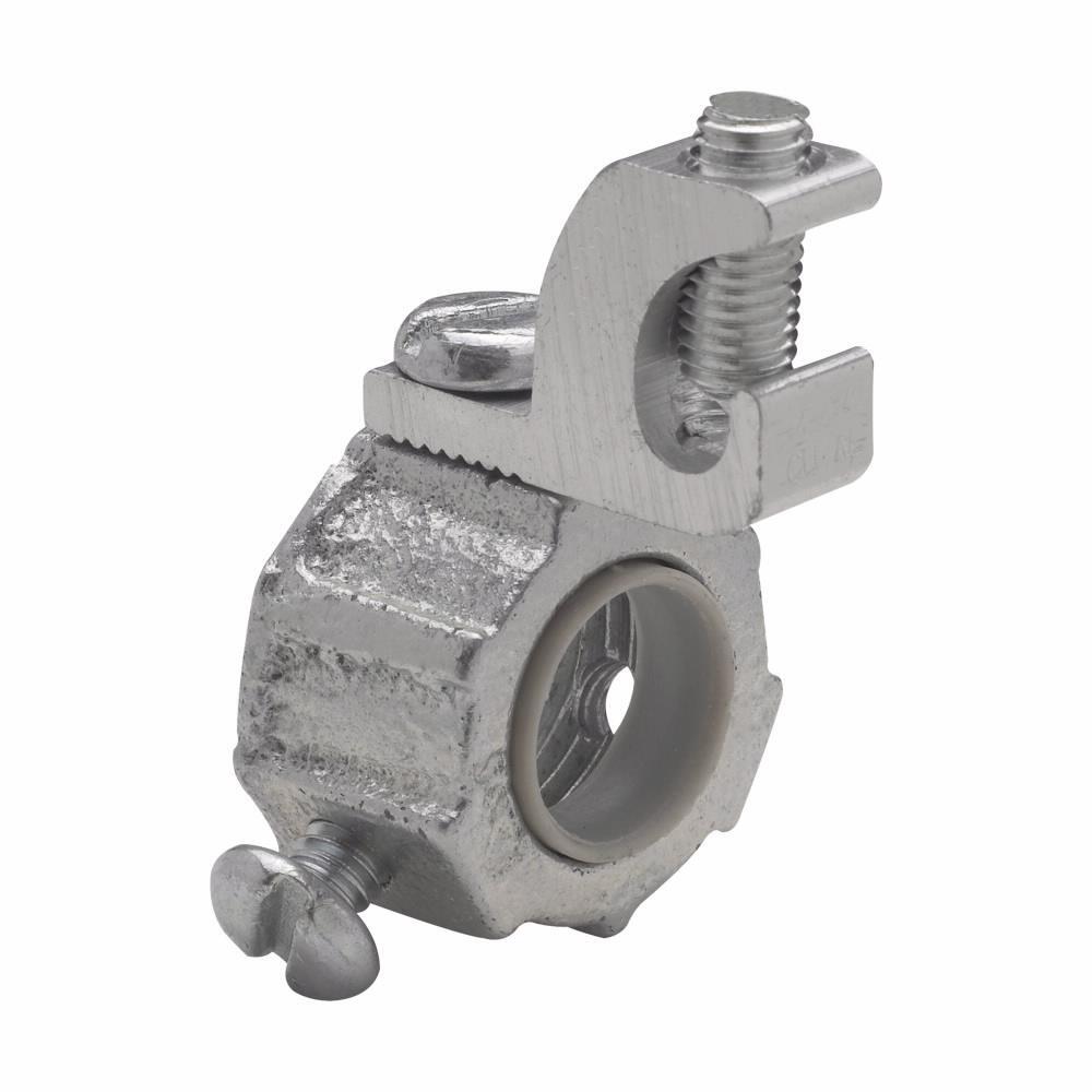 GLL 4 Lazy-Lug Ground Bushing, 1-1/4 in Trade, 4 AWG Wire Min, 14 AWG Wire Max, Malleable Iron