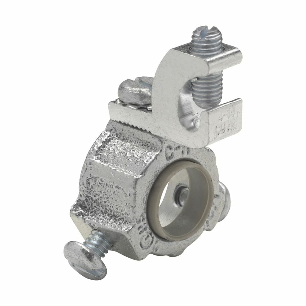 GLS7 30 Lazy-Lug Ground Bushing, 2-1/2 in Trade, 3/0 AWG Wire Min, 6 AWG Wire Max, Malleable Iron