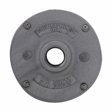 GRF12SA Condulet Hub Cover, 3/4 in, Copper-Free Aluminum, Epoxy Enamel Coated