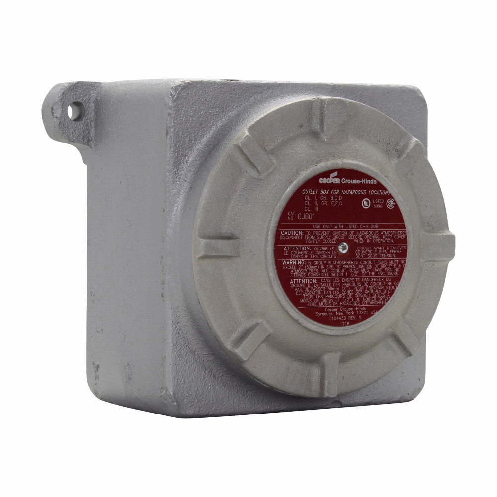 GUB02 SA Conduit Junction Box, 8 in x 10 in x 5-7/8 in, For Use With Threaded Rigid Conduit, Copper-Free Aluminum