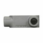 Eaton Crouse-Hinds series Condulet Form 7 conduit outlet body, Feraloy iron alloy, L shape, 1-1/2"
