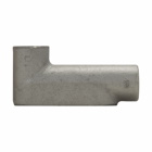Eaton Crouse-Hinds series Condulet Form 7 conduit outlet body, Feraloy iron alloy, LB shape, 1/2"