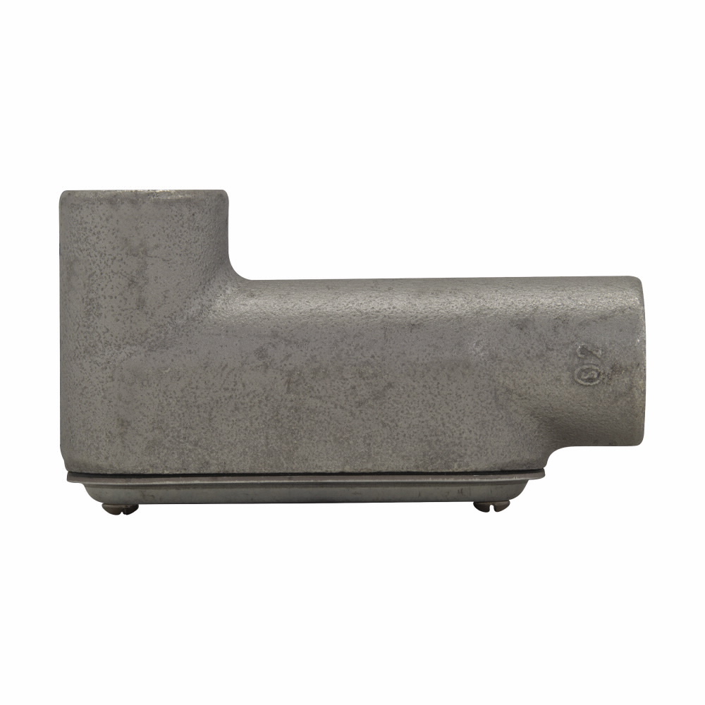 LB17CG Type LB Conduit Body, 1/2 in Hub, 7 Form, 4 cu-in Capacity, Iron, Tri-Coated