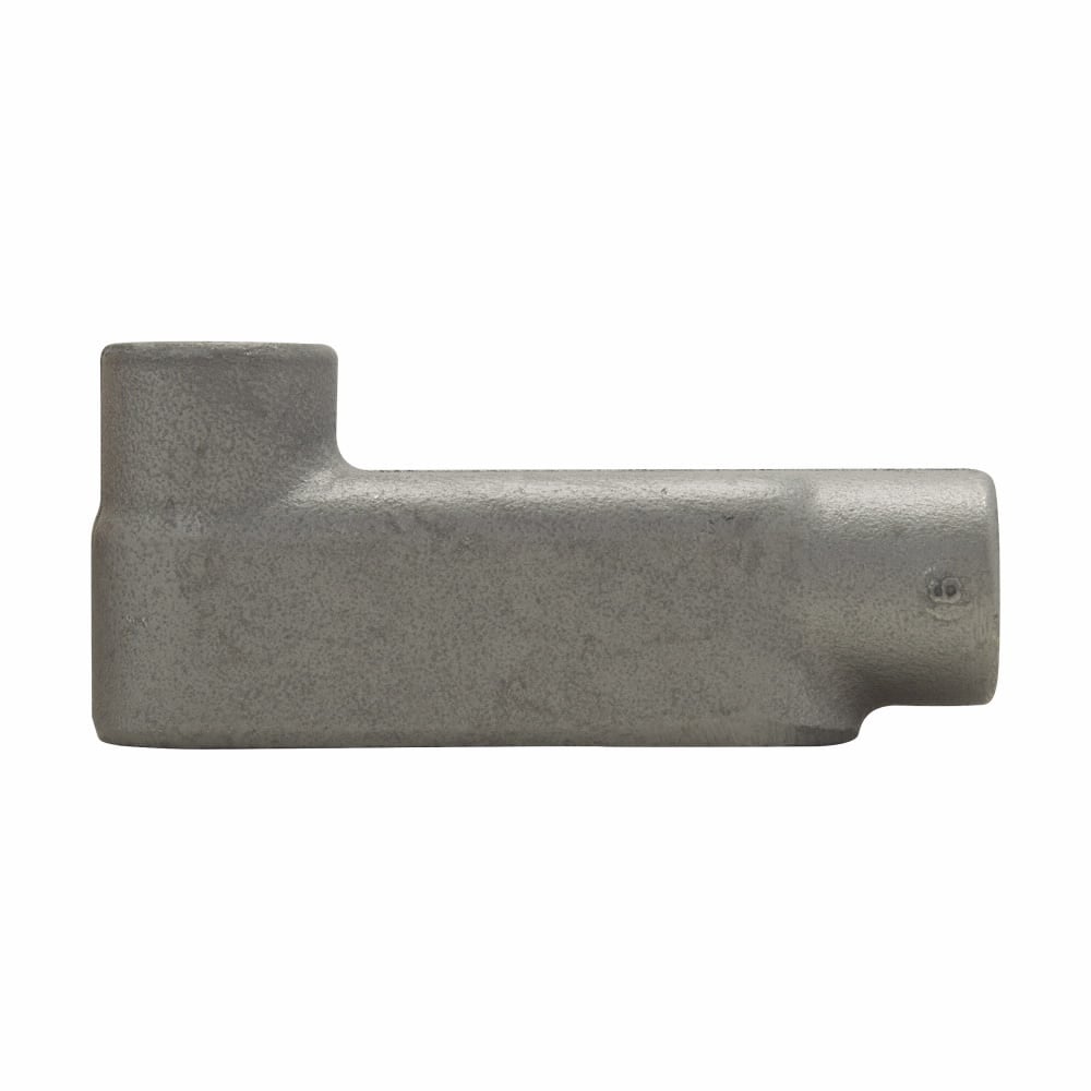 LB28 Condulet Type LB Conduit Outlet Body, 3/4 in Hub, 8 Form, Feraloy Iron Alloy, Aluminum Acrylic Painted/Electro-Galvanized