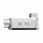 Eaton Crouse-Hinds series Condulet Form 5 conduit outlet body, Malleable iron, LB shape, 1/2"