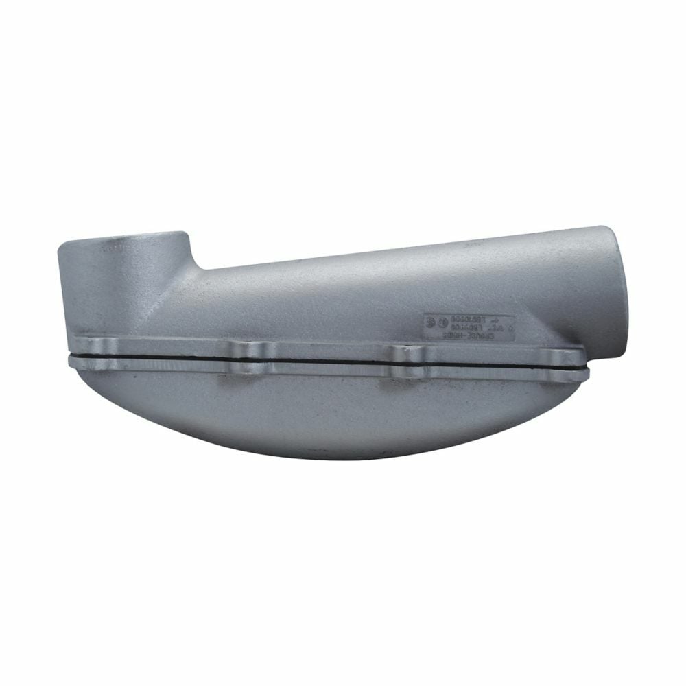 LBD10900SA Condulet Type LBD Mogul Conduit Body, 4 in Hub, Copper-Free Aluminum, Aluminum Acrylic Painted/Electro-Galvanized