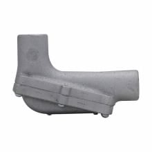 LBH20 Condulet Type LBH Conduit Outlet Body With Cover, 3/4 in Hub, Feraloy Iron Alloy, Aluminum Acrylic Painted/Electro-Galvanized