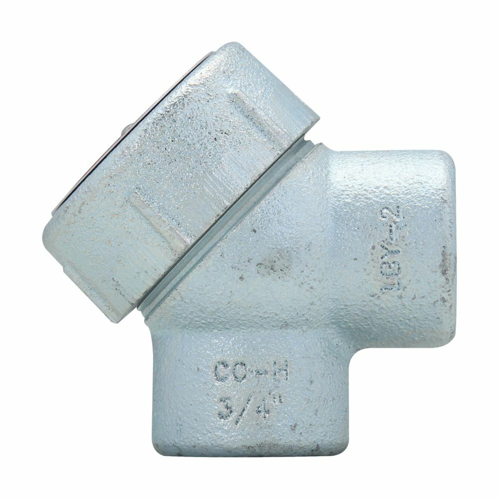LBY45SA Condulet Service Entrance Pulling Elbow, 1-1/4 in Trade, 90 deg, Copper-Free Aluminum, Natural