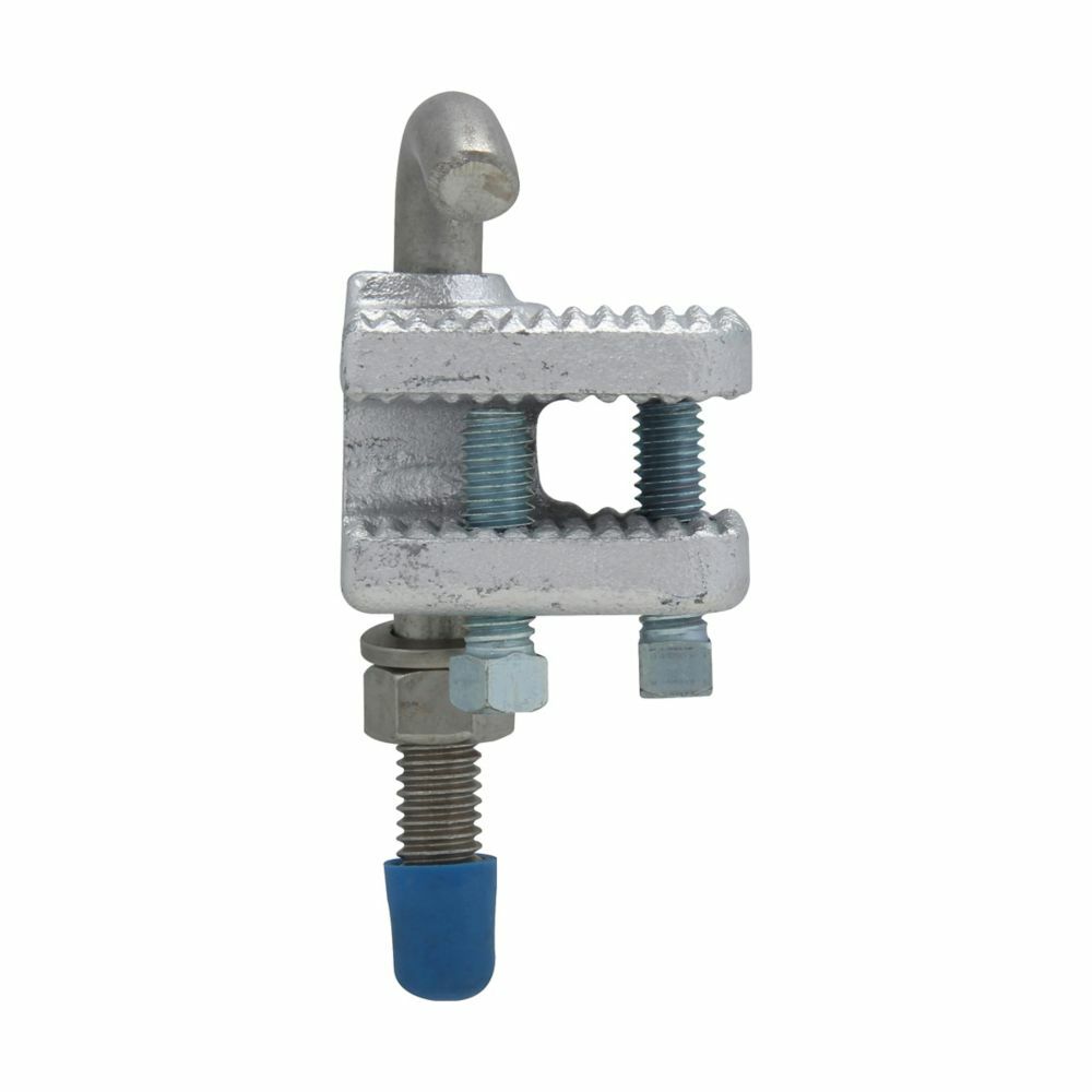 LCCF2 Conduit Clamp, 3/4 in Conduit, Cast Iron, Aluminum Acrylic Painted/Electro-Galvanized