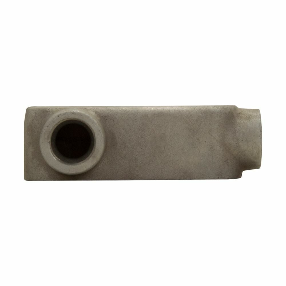 LL19 Condulet Type LL Conduit Outlet Body, 1/2 in Hub, Mark 9 Form, 5 cu-in Capacity, Copper-Free Aluminum, Natural