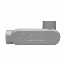 LL35MT Condulet SnapPack Type LL Conduit Outlet Body, 1 in Hub, 5 Form, 12.2 cu-in Capacity, Die Cast Copper-Free Aluminum, Epoxy Powder Coated
