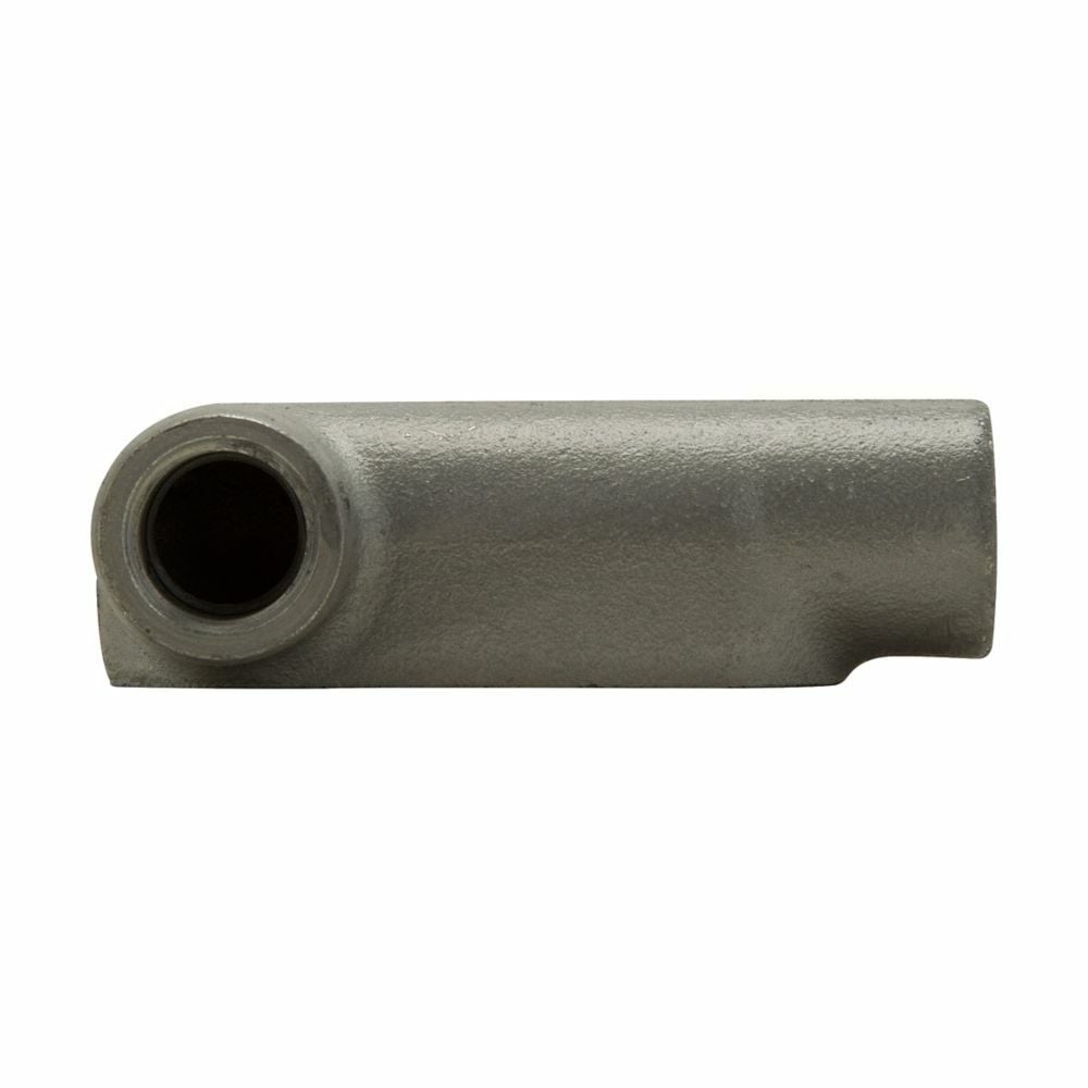 LL67 Condulet Type LL Conduit Outlet Body, 2 in Hub, 7 Form, Feraloy Iron Alloy, Aluminum Acrylic Painted/Electro-Galvanized