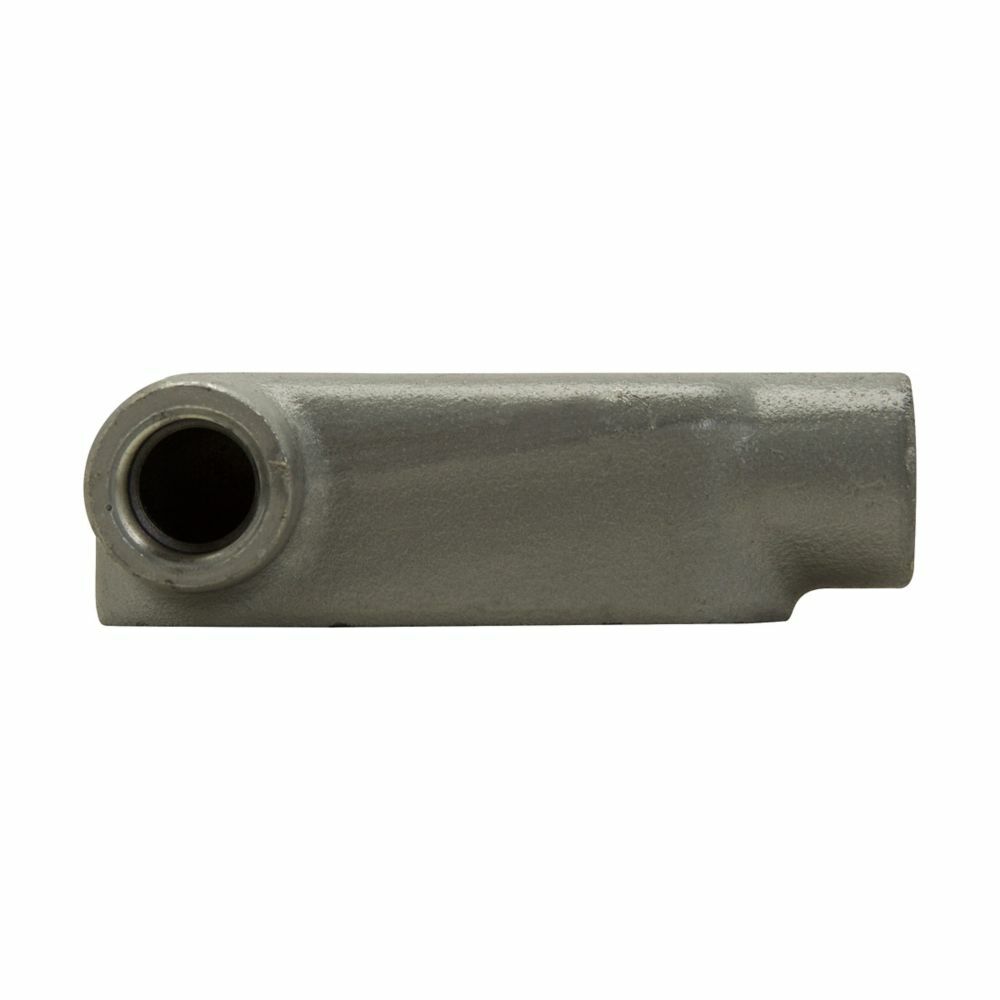 LL68 Condulet Type LL Conduit Outlet Body, 2 in Hub, 8 Form, Feraloy Iron Alloy, Aluminum Acrylic Painted/Electro-Galvanized