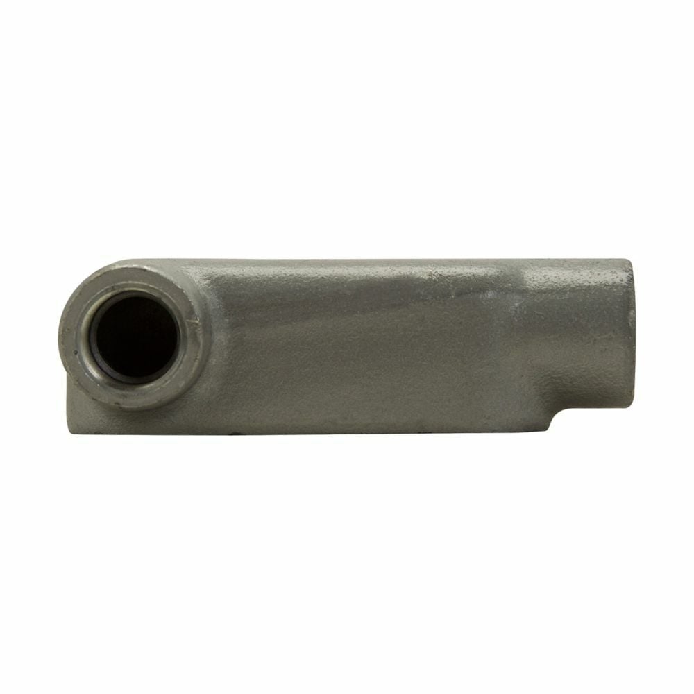 LL888 Condulet Type LL Conduit Body, 3 in Hub, 8 Form, Feraloy Iron Alloy, Aluminum Acrylic Painted/Electro-Galvanized