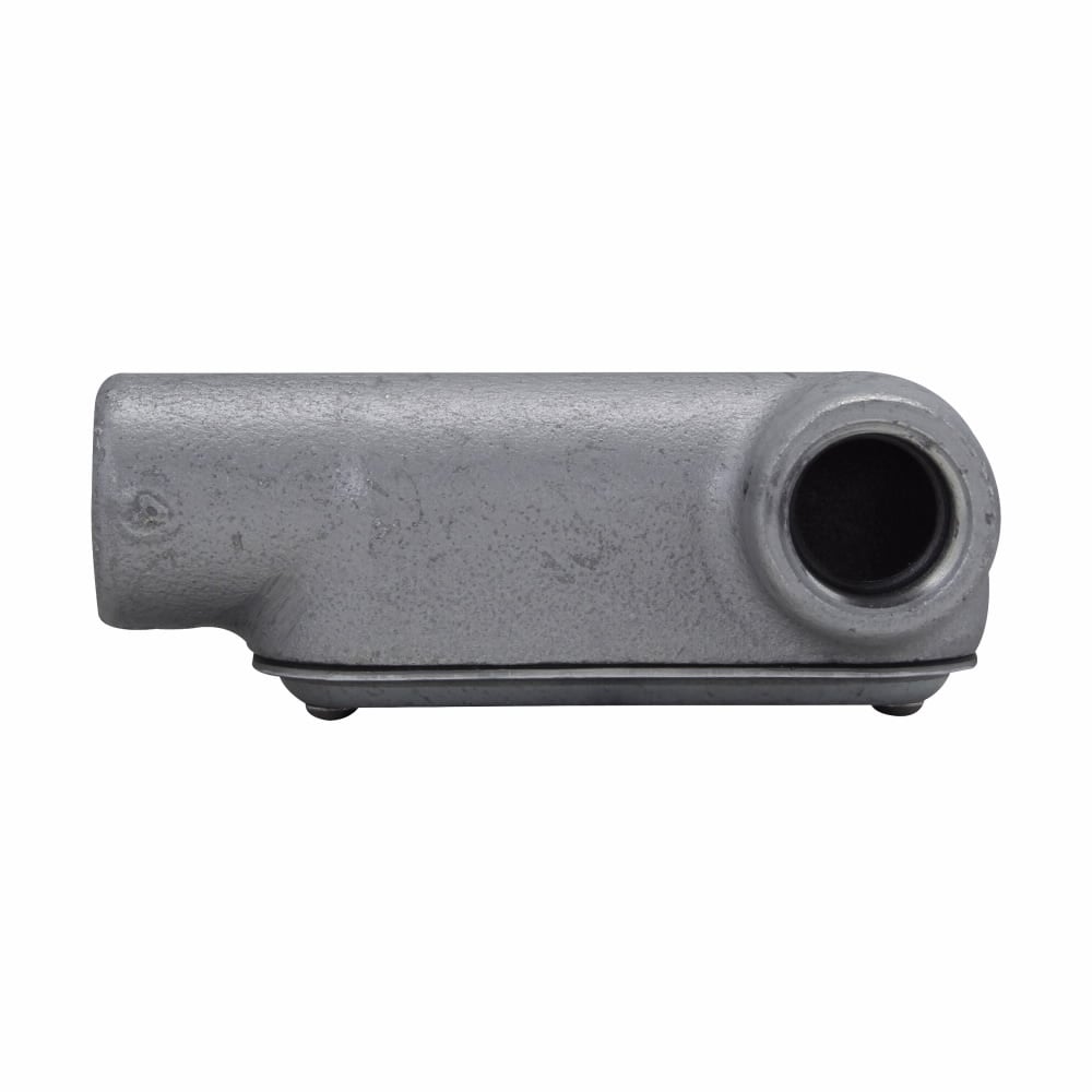 LR27CG Condulet SnapPack Type LR Conduit Outlet Body With Cover and Neoprene Gasket, 3/4 in Hub, 7 Form, Feraloy Iron Alloy, Aluminum Acrylic Painted/Electro-Galvanized