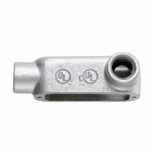 LR350M Condulet Type LR Conduit Outlet Body, 3-1/2 in Hub, 5 Form, 292 cu-in Capacity, Malleable Iron, Hot Dipped Galvanized