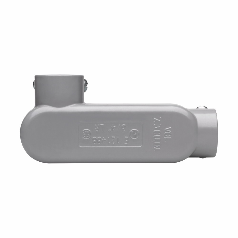 LR65CGN Condulet SnapPack Type LR Conduit Outlet Body With Cover and Neoprene Gasket, 2 in Hub, 5 Form, 69.7 cu-in Capacity, Die Cast Copper-Free Aluminum, Epoxy Powder Coated