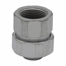 LTR125 Threaded Combination Coupling, 1-1/4 in, For Use With Flexible Metallic Conduit Fitting, Malleable Iron, Zinc Plated