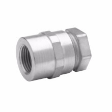 LTR50 Threaded Combination Coupling, 1/2 in, For Use With Flexible Metallic Conduit Fitting, Malleable Iron, Zinc Plated