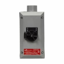 N2SC2121 2-Position 2-Circuit Heavy Duty Dead End Factory Sealed Selector Switch Control Station, 600 VAC, 2NO-2NC Contact, 3/4X/7B/7C/7D/12 NEMA Rating