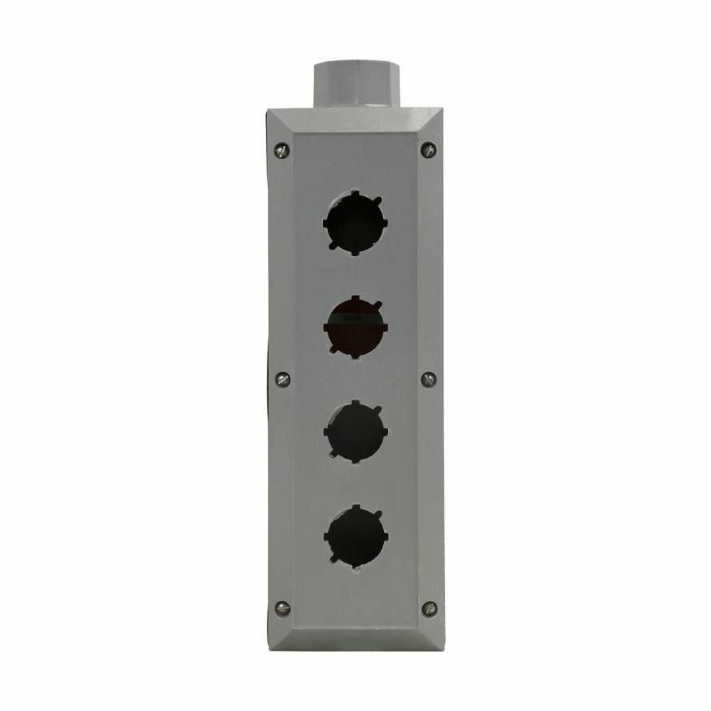 NCD33 Non-Metallic Corrosion-Resistant Control Station Enclosure, For Use With MSR1 or MSR2 Control Station with 1 and 2 Maintained Stop Pushbutton, 3/4X/12 NEMA Rating, Molded Fiberglass Reinforced Thermoset Polyester