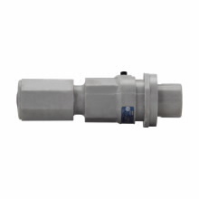 NPJ3483 Arktite Corrosion-Resistant Heavy Duty Grounding Style 2 Watertight Reverse Interior Pin and Sleeve Plug, 600 VAC, 250 VDC, 30 A, 4 Poles, 3 Wires, Gray