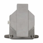 Eaton Crouse-Hinds series Arktite NRE receptacle assembly, 30A, Three-wire, four-pole, 50-400 Hz, Style 2, Krydon fiberglass-reinforced polyester, Snap-on cap/spring door, 3/4", 600 Vac/250 Vdc